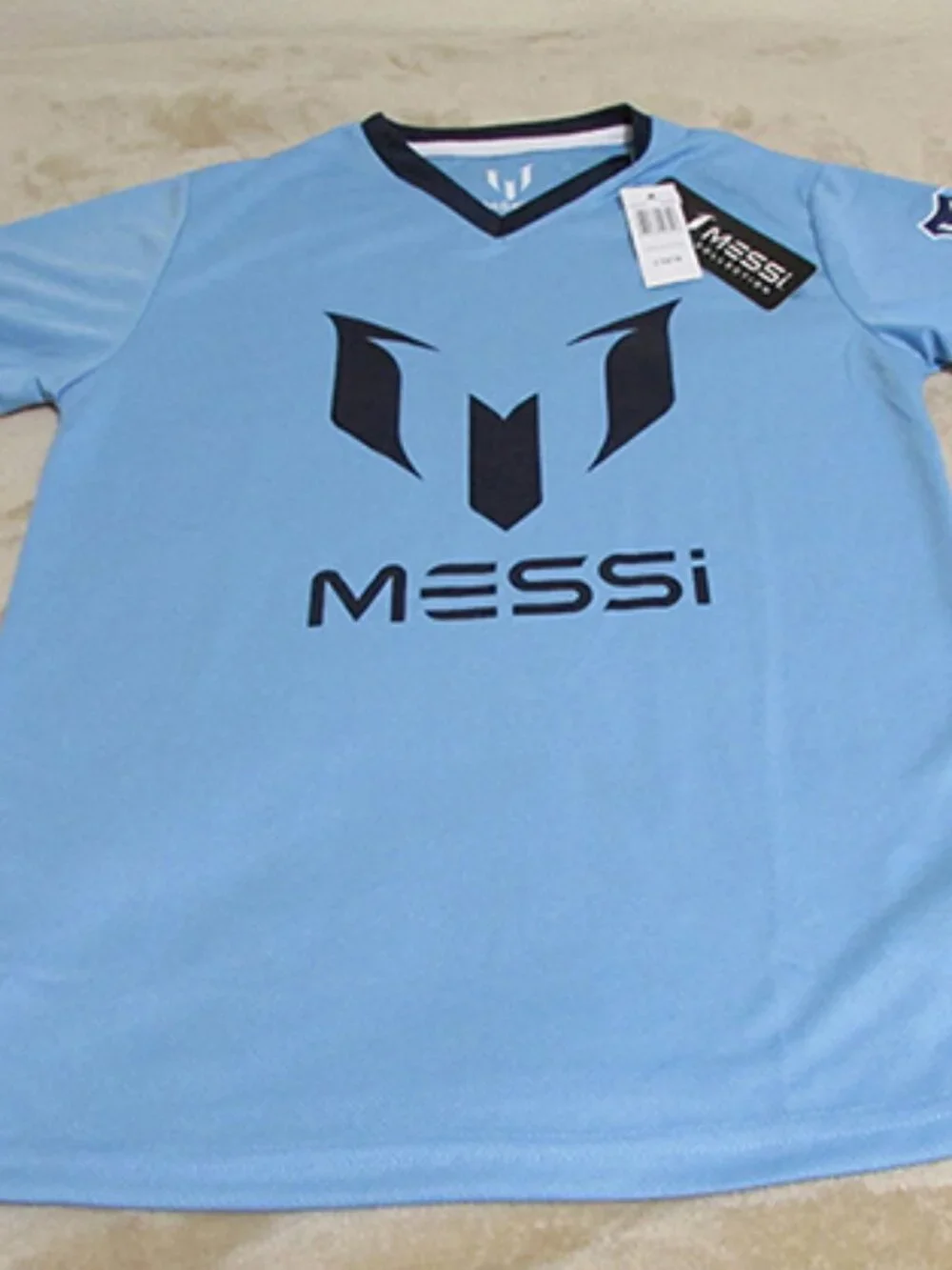 MESSI Soccer Style Boy's Jersey Size 14/16 L (B)